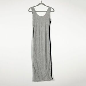 WARDROBE.NYC For FWRD Sport Scoop Neck Jersey Stretch Midi Tank Dress Gray Small